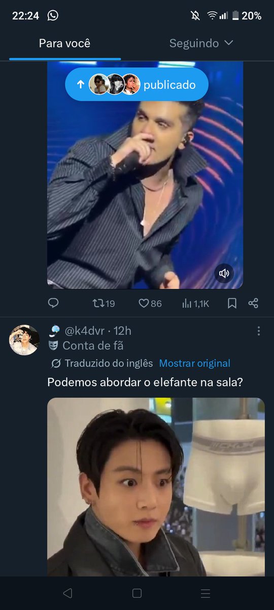 isa VAI VER O BTS tweet media