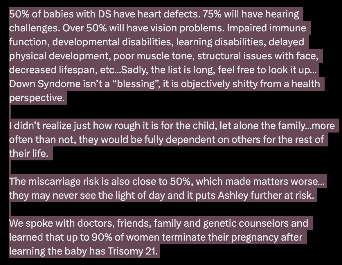 stellaaaro's tweet photo. crazy how many prolifers claim to care about life but show zero empathy for the woman carrying the pregnancy or the child’s suffering. high-risk pregnancy, miscarriage risk, and serious health and well-being suffering are thought of as just inconveniences?? https://t.co/77xrpub5e0