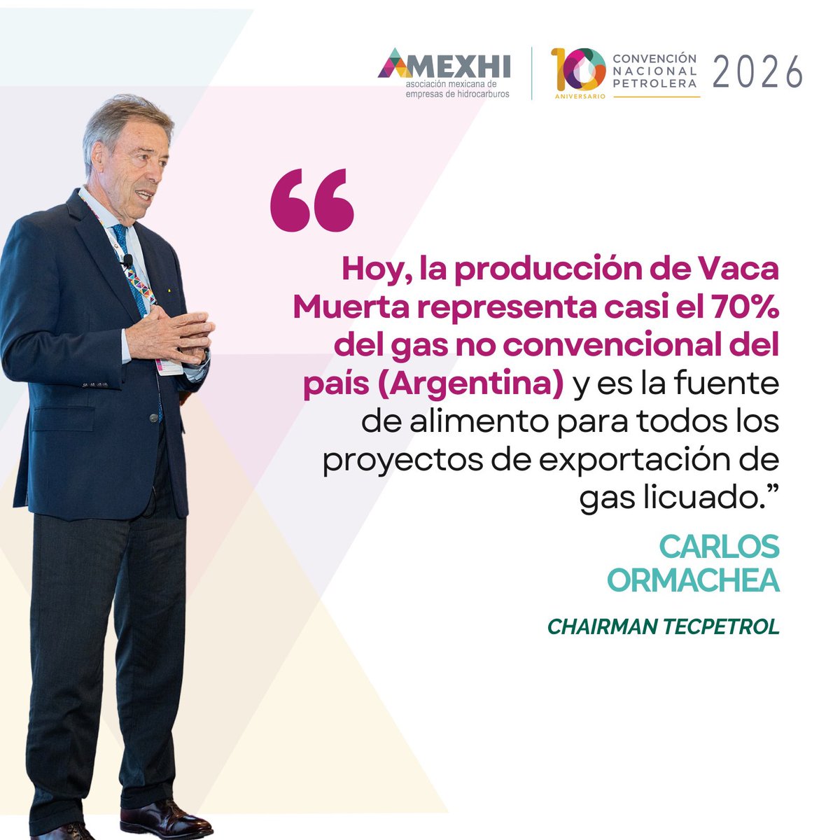AMEXHI_Oficial's tweet photo. ¿Cómo se convierte una región en el motor energético de un país?
Carlos Ormachea @Tecpetrol, nos lo explicó en la #CNP2026 

Aquí puedes ver su participación completa:  

https://t.co/pcQWiLE3eE

#CNP2026 #CNP #CNP10Años https://t.co/26AhxF2nY4