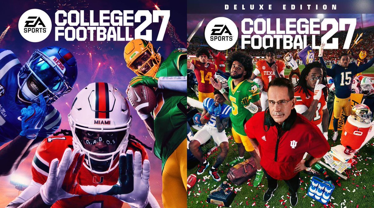 RectifyGaming's tweet photo. EA Sports College Football 27 releases July 9 for XBOX, PS5, and PC
https://t.co/pzo5RfAKhF https://t.co/z1LEojVW2t