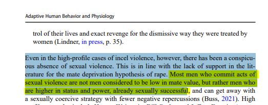 CreativeZero_'s tweet photo. @zapatas_mom According to research, incels are less violent and less likely to commit sexual violence than the general population. In fact, highly desirable and sexually successful men are more likely to commit sexual violence than incels. Women love to blame incels instead of attractive chad https://t.co/dSq66ybgIl