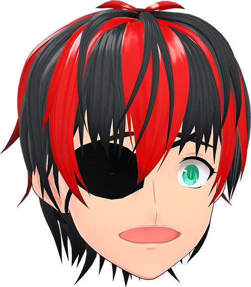 ZeFabulousAura's tweet photo. OPINION NEEDED: I'm doing a bit of updating of my Vtube model; I've decided I'm sick of dealing with the eyes being deleted by the green screen, so give me suggestions on what color should I make the eyes?
Here's a giant picture of my head with the current color as an example. https://t.co/SM9q7j1Rp7