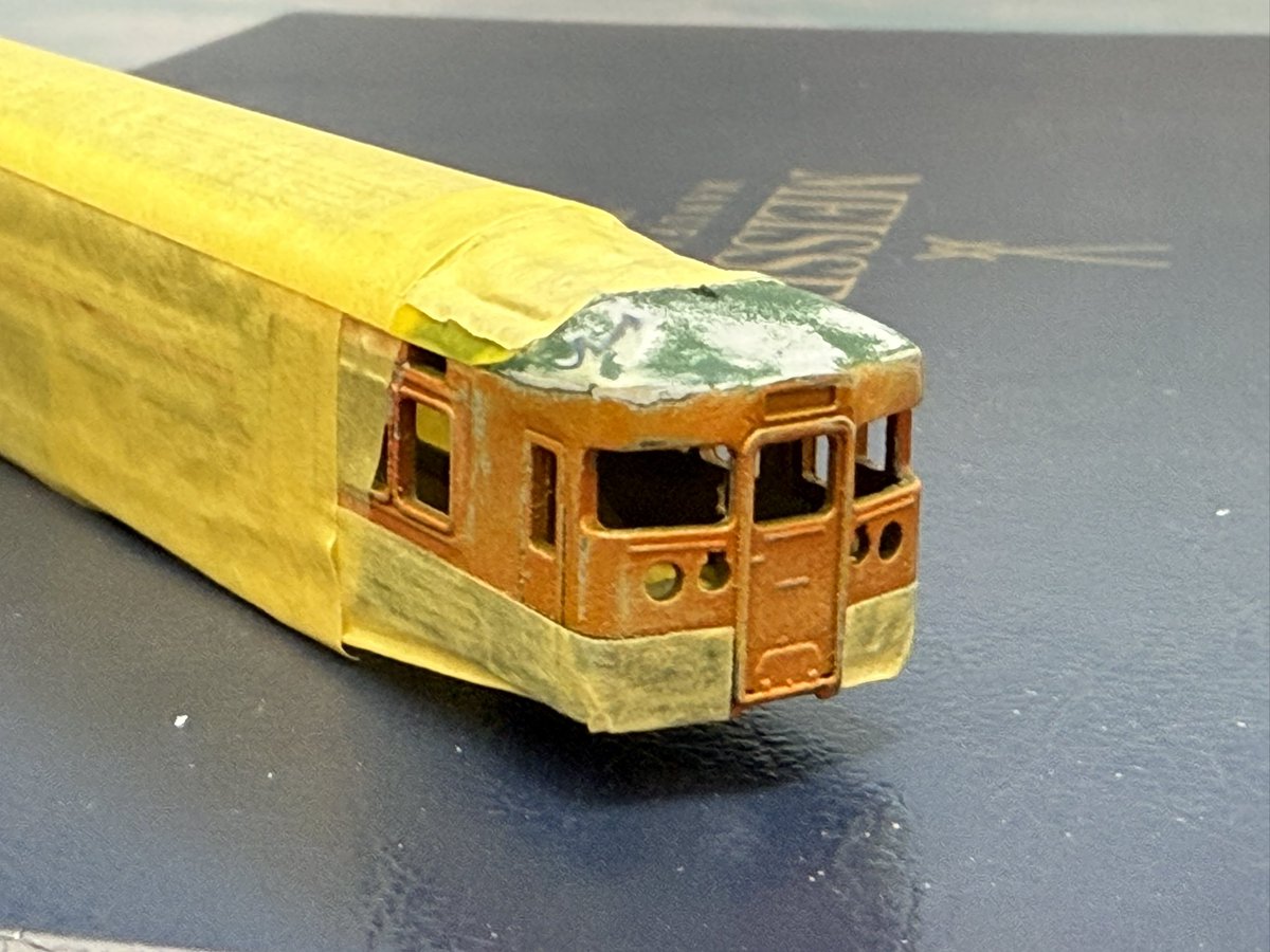 クロ115-1901(仮称) 再塗装しますヾ(°▽°) 153系低運みたいに屋根も