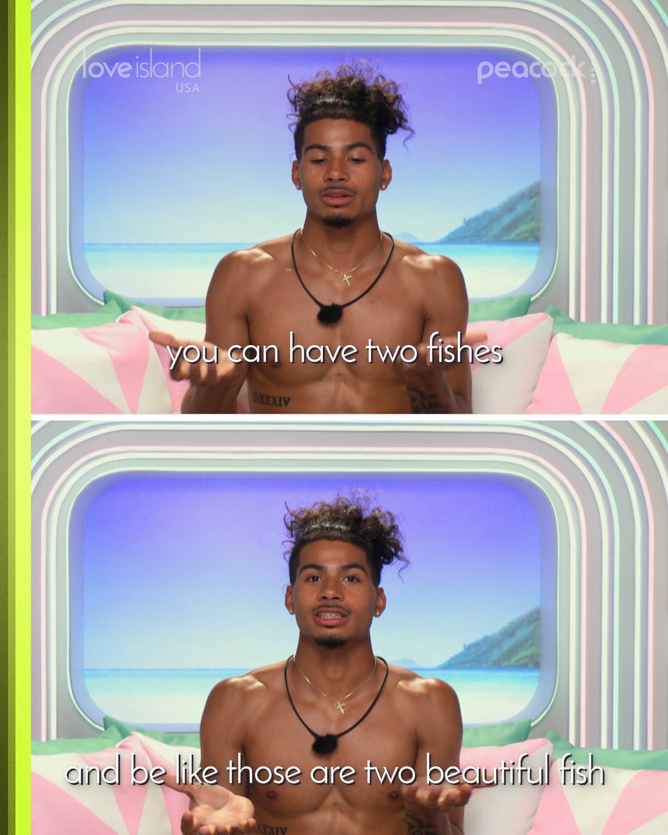loveislandusa's tweet photo. Sincere Math 🎣🎣 #LoveIslandUSA https://t.co/puyiILg1TK