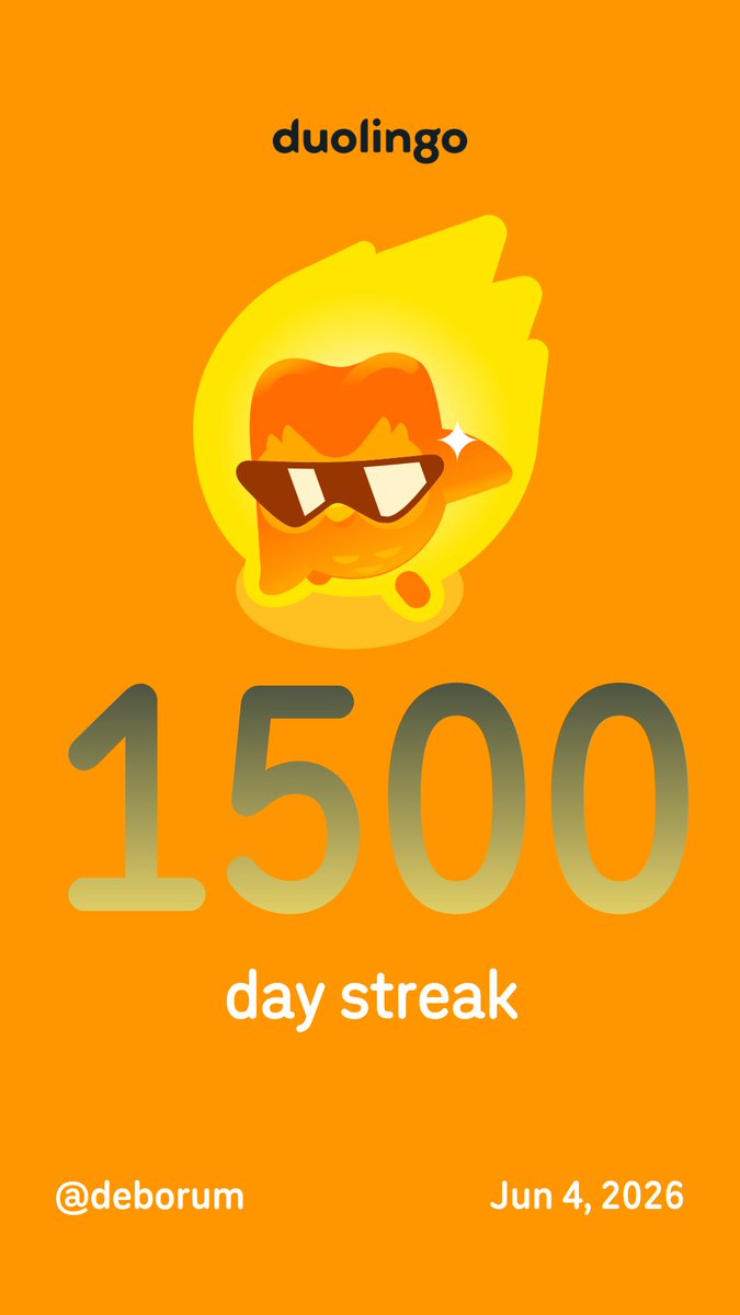 Deborum's tweet photo. Learn a language with me for free! Duolingo is fun, and proven to work. Here’s my invite link: https://t.co/xT5IF31Upq https://t.co/wKuC6GRviw