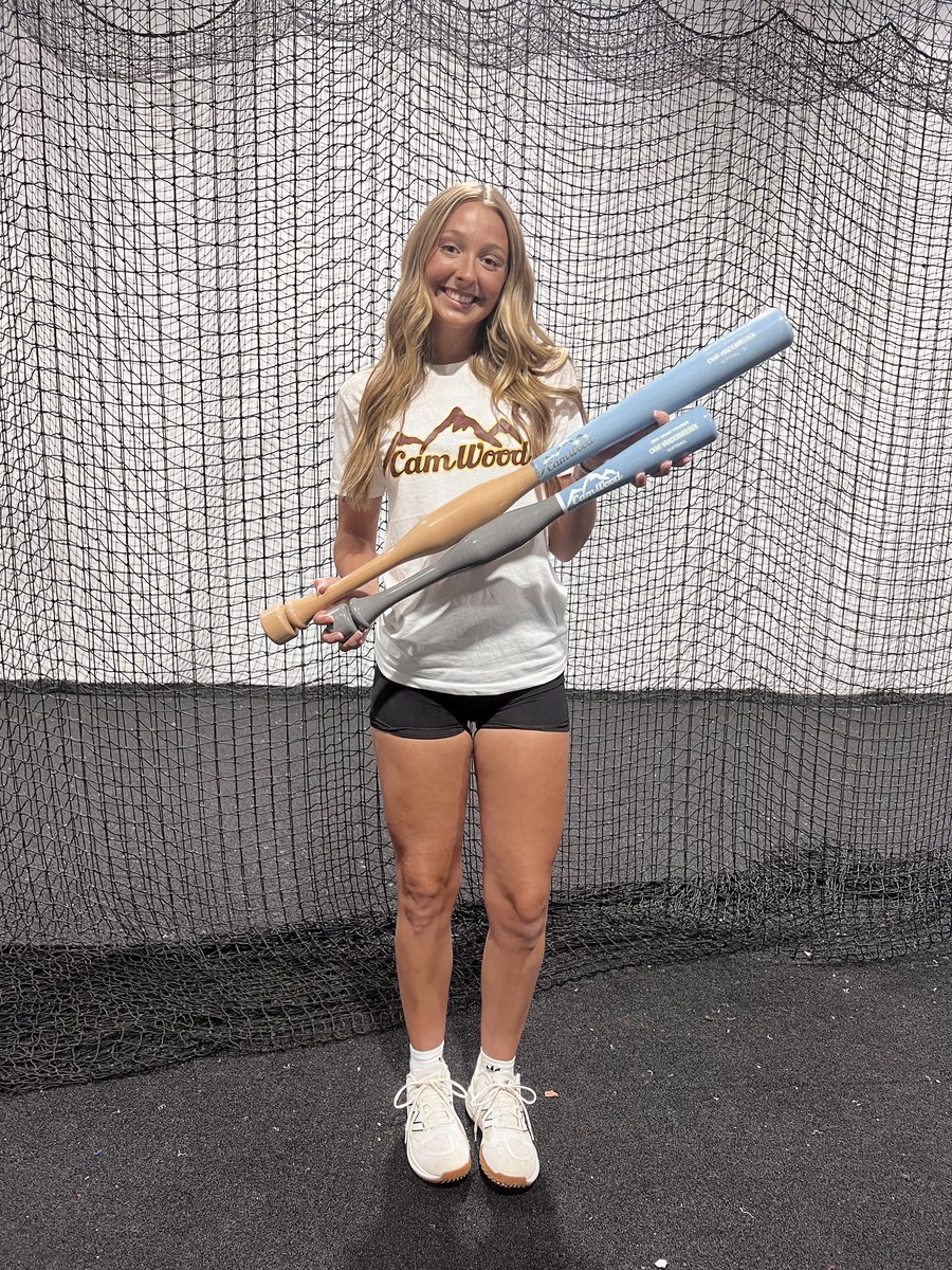 cvandermeeden's tweet photo. SO excited to join @CamWoodBats!
Thank you for sending these bats just in time for postseasonπ₯³π₯³ #NILsoftball
#trainingbats #greatfulandblessedπ©·π https://t.co/XPjBZG46RW