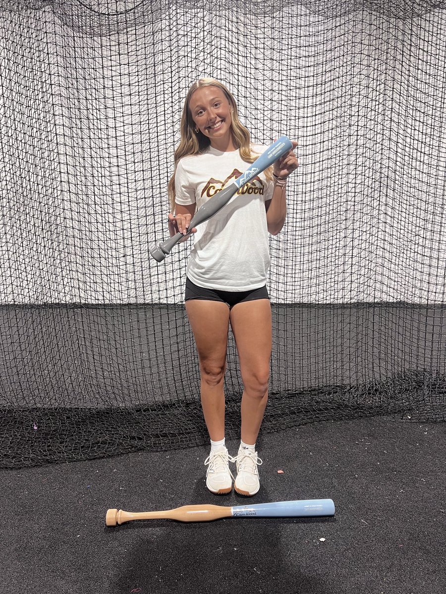 cvandermeeden's tweet photo. SO excited to join @CamWoodBats!
Thank you for sending these bats just in time for postseasonπ₯³π₯³ #NILsoftball
#trainingbats #greatfulandblessedπ©·π https://t.co/XPjBZG46RW