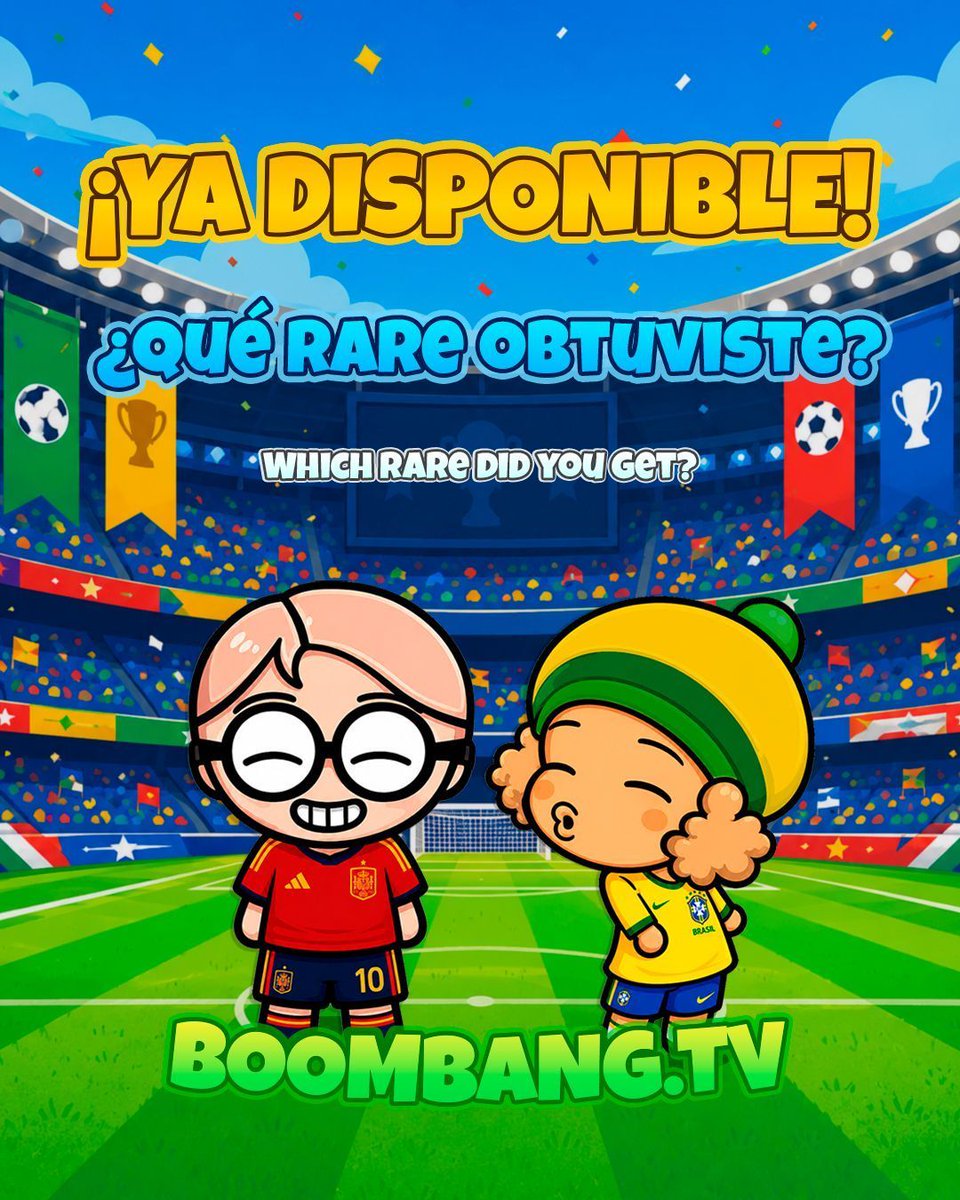 BoomBangPS's tweet photo. 🏆⚽ ¡El Gashapon Edición Mundial ya está disponible! ⚽🏆

La pasión del fútbol llega a BoomBang con recompensas exclusivas inspiradas en el torneo más importante del mundo. 🌍✨

⏳ Disponible por tiempo limitado. https://t.co/XtPzv6cPh4