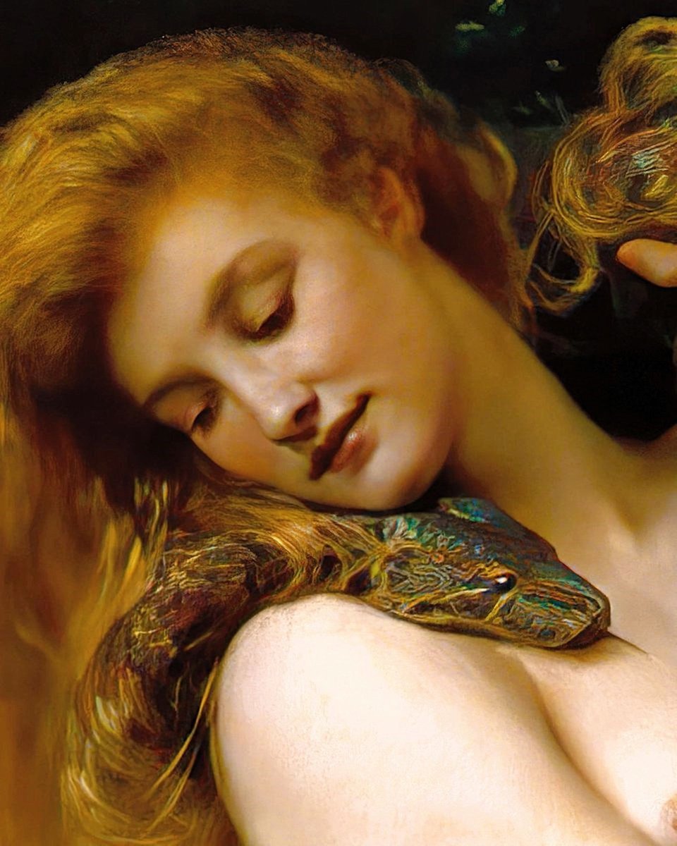 silenziomio's tweet photo. Lilith, (detail), 1887. 
John Collier. https://t.co/3zF0LmDuy2