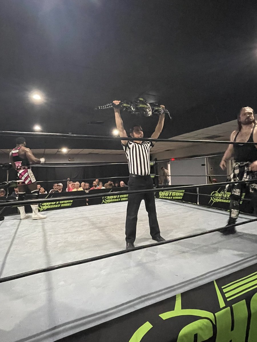 WrestlePro's tweet photo. It is Main Event time here in Union NJ as the Shotgun Championship is on the line as The Revolver Alex Reiman has his FINAL opportunity against the champion THE BIIIIIG STEPPA Colton Charles in a Two out of Three Falls Match!!!! https://t.co/6Y5AYu18Hx
