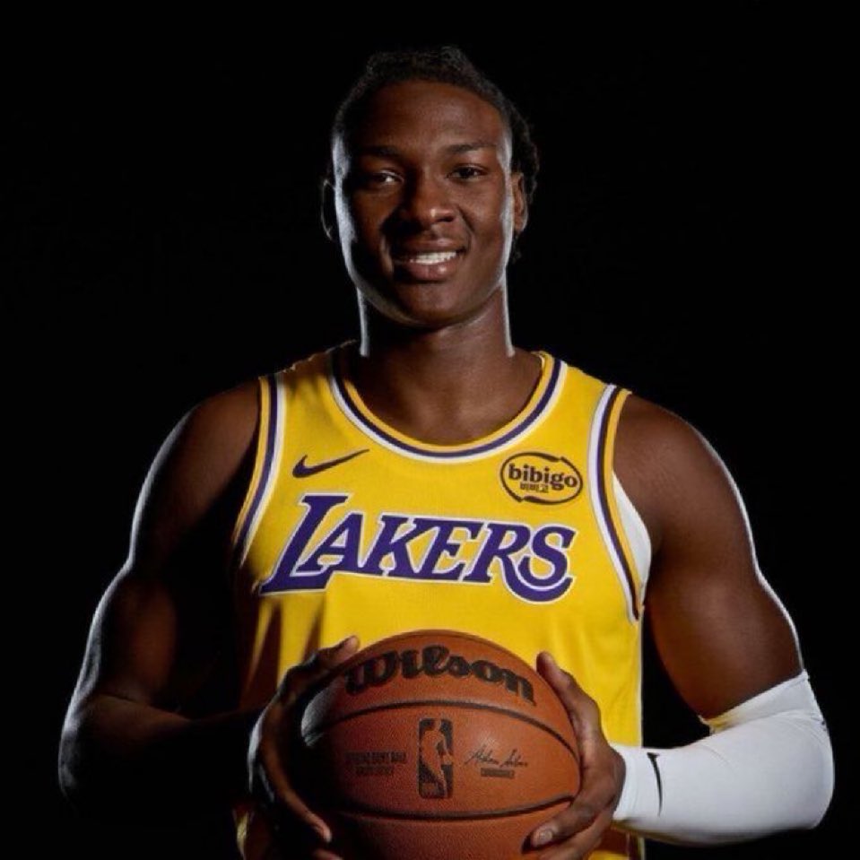LALMuse's tweet photo. Adou Thiero says that he wants to work on making his shot become way more consistent this offseason, per @LakersNation 

“Just getting confidence to take the open shot when it’s there and keep building my offensive game, try to get more comfortable with the speed of the NBA.” https://t.co/nVPWCji0H0