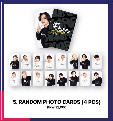 stup1dF2's tweet photo. THE RAMPAGE 더 램페이지 한국 서울 상품 대행

요청〗
RANDOM PHOTO CARD 랜덤 포토 카드

양도〗
정가+대행 수수료

당일 현지에서의 수취 희망
가능한 분이 있으면 ♡과 수수료 기재하고 DM 부탁드립니다 🙇‍♀️ https://t.co/HcH6rdRllx