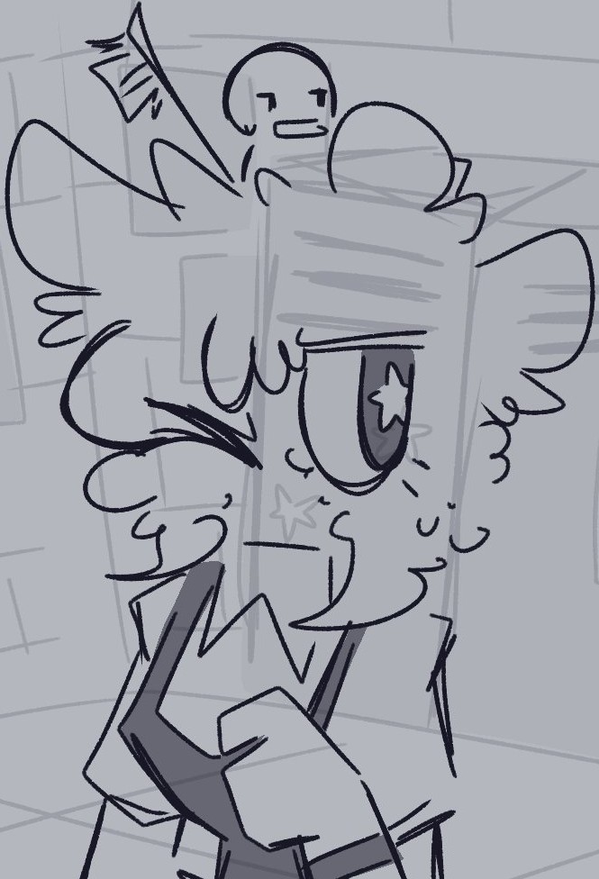 _Bubble__FPE_'s tweet photo. "YOU-"

[In a fight or flight reaction, Bubble instantly got up and whirled around, trying to use her tail to attack whoever it was. When she saw it was just Miss Circle, she sighed.]

 "Can you- like... NOT do that?! I nearly mistook you for Oliver..." https://t.co/xtA90bFVqB