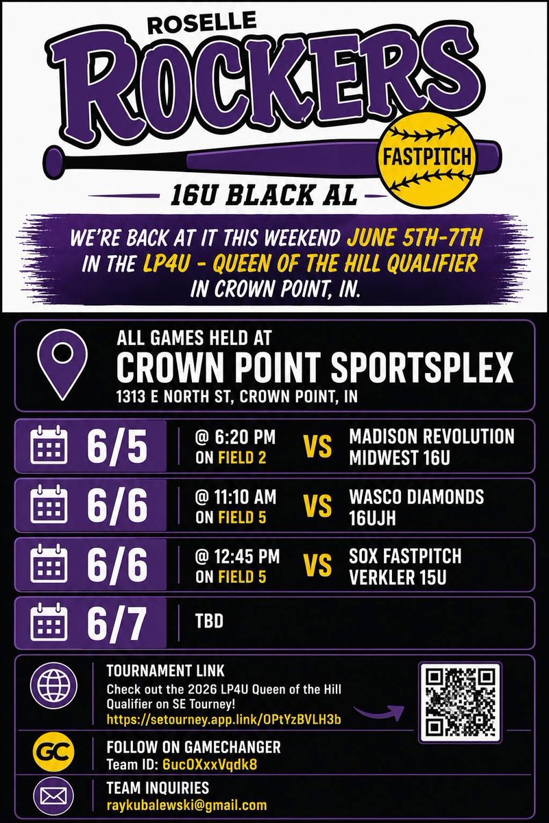 ijamrozek2027's tweet photo. Excited for the first weekend back on the field with the Roselle Rockers 16U Black AL!
#rosellerockers_black @D1Softball @MidwestPremierS @ProspectID_ @d2softball @D3Softball @NCSA_Softball @NJCAASoftball https://t.co/TMyRLuBwAQ