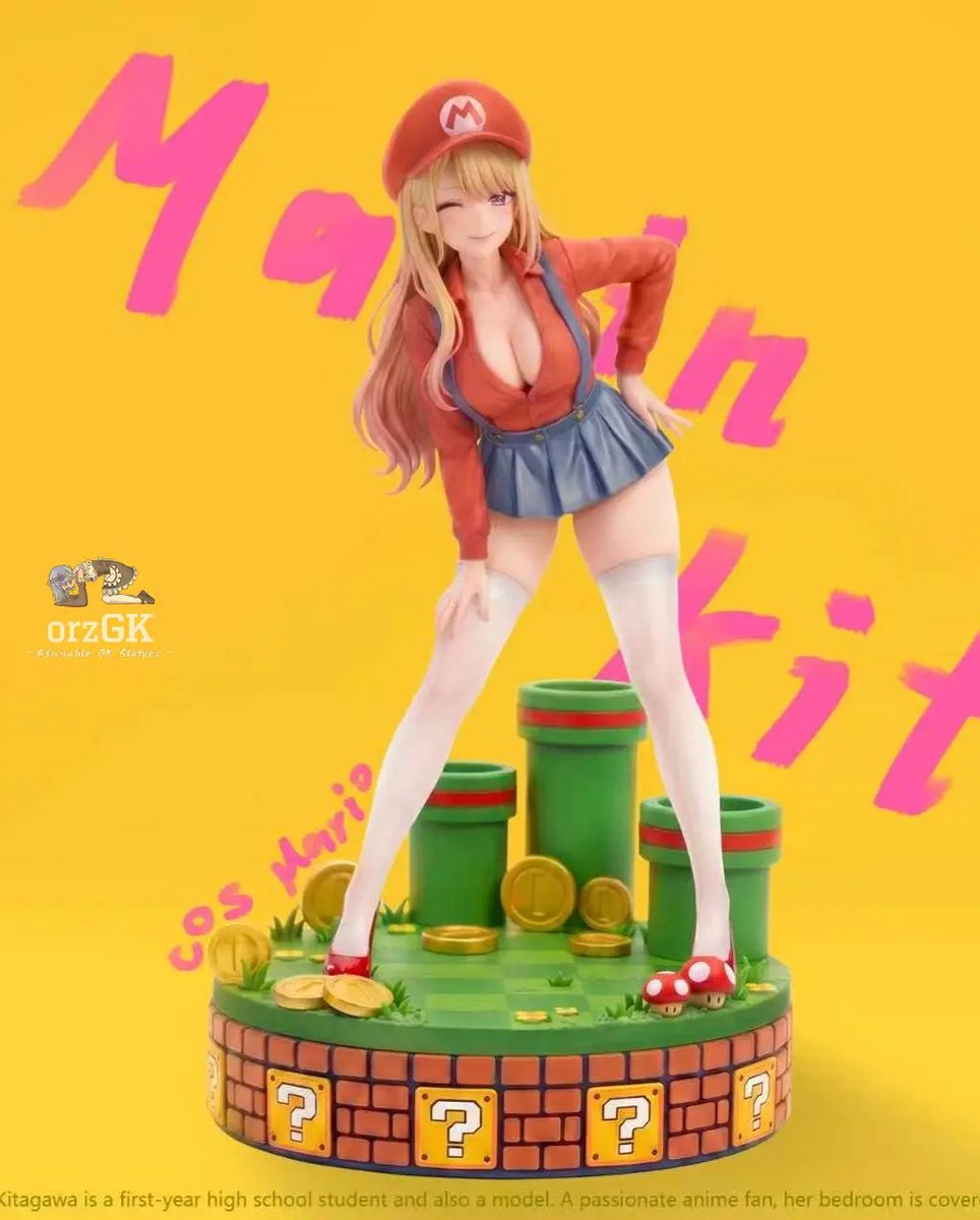 EXkurogane's tweet photo. [3rd Party][Castoffable] A-Art Studio 1/6 My Dress-Up Darling Marin Kitagawa Cos Mario. Preorder: https://t.co/A2l8xoOU30 
USD $298, March 2027 release.

#mydressupdarling #marinkitagawa #animefigure https://t.co/S6qmhLuWFr