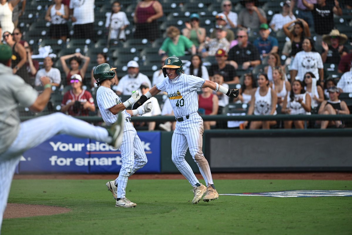 WCMSports's tweet photo. Boyd is bringing another state championship trophy home.

The Yellowjackets overcame an early deficit then survived a late rally from Corpus Christi London to secure a 9-8 victory in the Class 3A Division I state final.

Initial story: https://t.co/YpCqhJr4AL https://t.co/BfsxJUoRIP