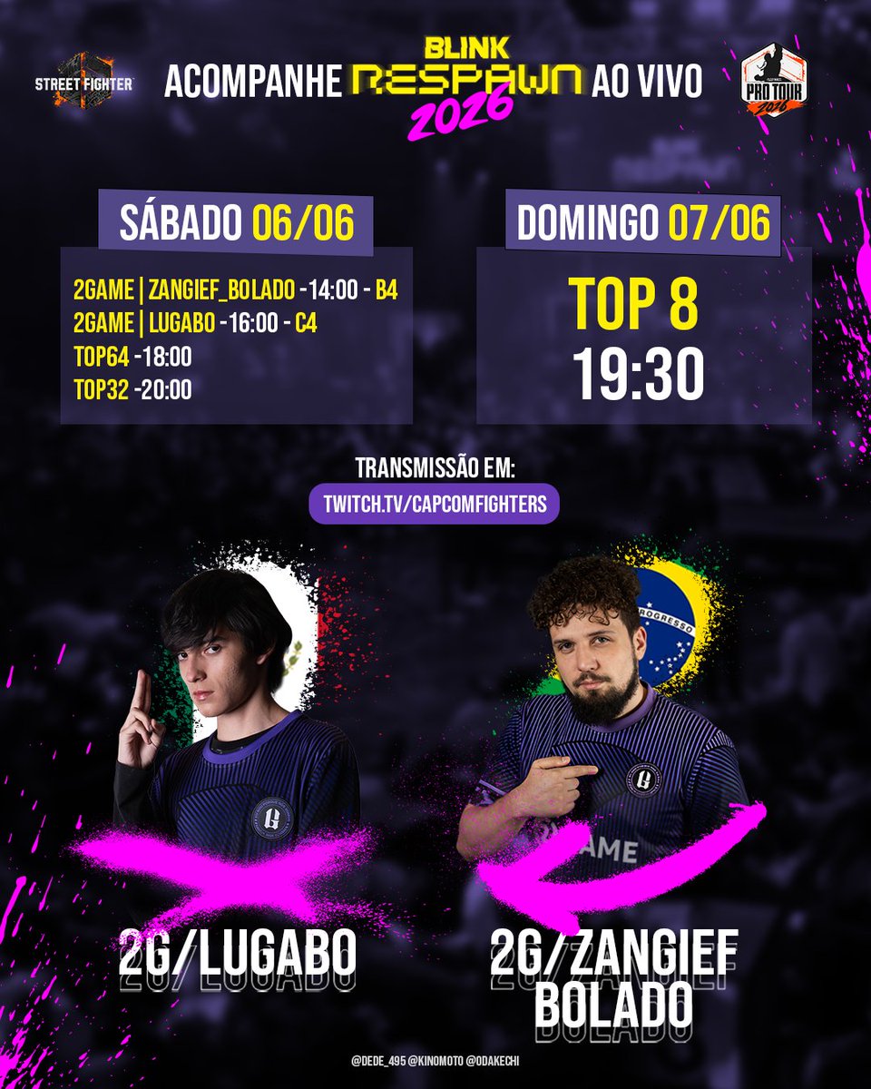 dede_495's tweet photo. Nesse fim de semana, temos o @BlinkRespawn na República Dominicana, torneio que terá Street Fighter 6 e conta pontos para a #CPT2026

Teremos 1 Brasileiro e 1 Mexicano que representam a @2GAMEFGC 

@BoladoZangief e @LUGABO123 

A @KyukiVT está inscrita mas não vai conseguir viajar

Obrigado a @_Kinomot0 e ao @ODAKECHI pela parceria!
Bora torcer!
🇧🇷🚀🇧🇷🇲🇽🚀🇧🇷