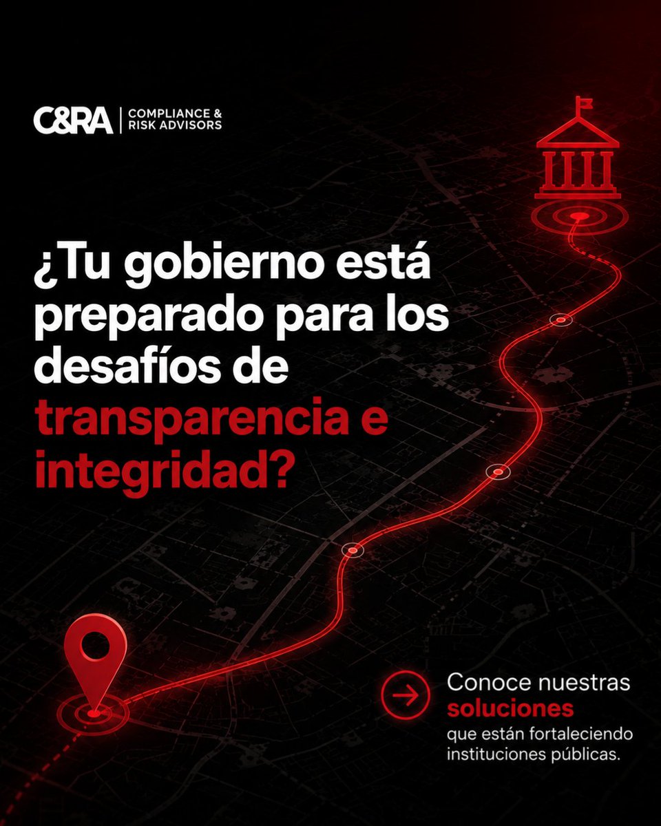 c_advisors's tweet photo. 🏛️ Impulsamos gobiernos más íntegros, transparentes y resilientes.

✅ Gestión de Riesgos
✅ Auditorías Independientes
✅ ISO 37001
✅ ISO 37002
✅ Control Interno y Anticorrupción

#Gobiernos #Transparencia #Anticorrupción #ControlInterno https://t.co/C83OKJhtar
