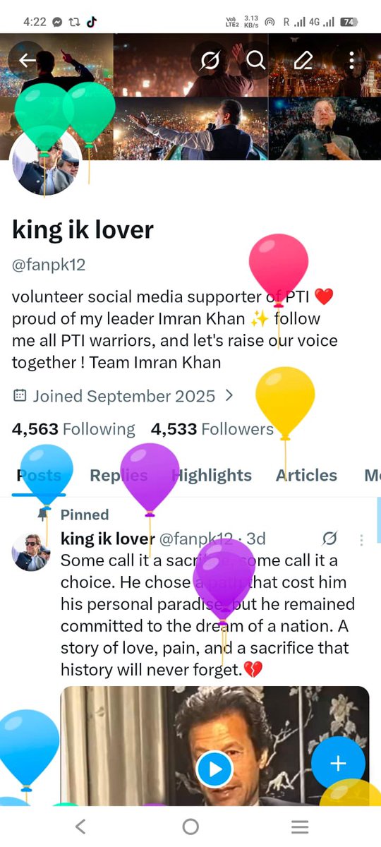Aleenachs4's tweet photo. Happy Birthday, Safir Bhai! 🎂🎈

Wishing you a wonderful year ahead filled with happiness, good health, success, and countless blessings. May Allah always protect you, strengthen your faith, and reward your dedication, loyalty, and hard work for the cause you believe in.

Your passion and commitment inspire many. May all your dreams come true and may you continue to be a strong voice for truth and justice.

Have a fantastic birthday and an amazing year ahead! 🎉🎂 @fanpk12

#HappyBirthdaySafirBhai #TeamImranKhan #PTIFamily 💚❤️