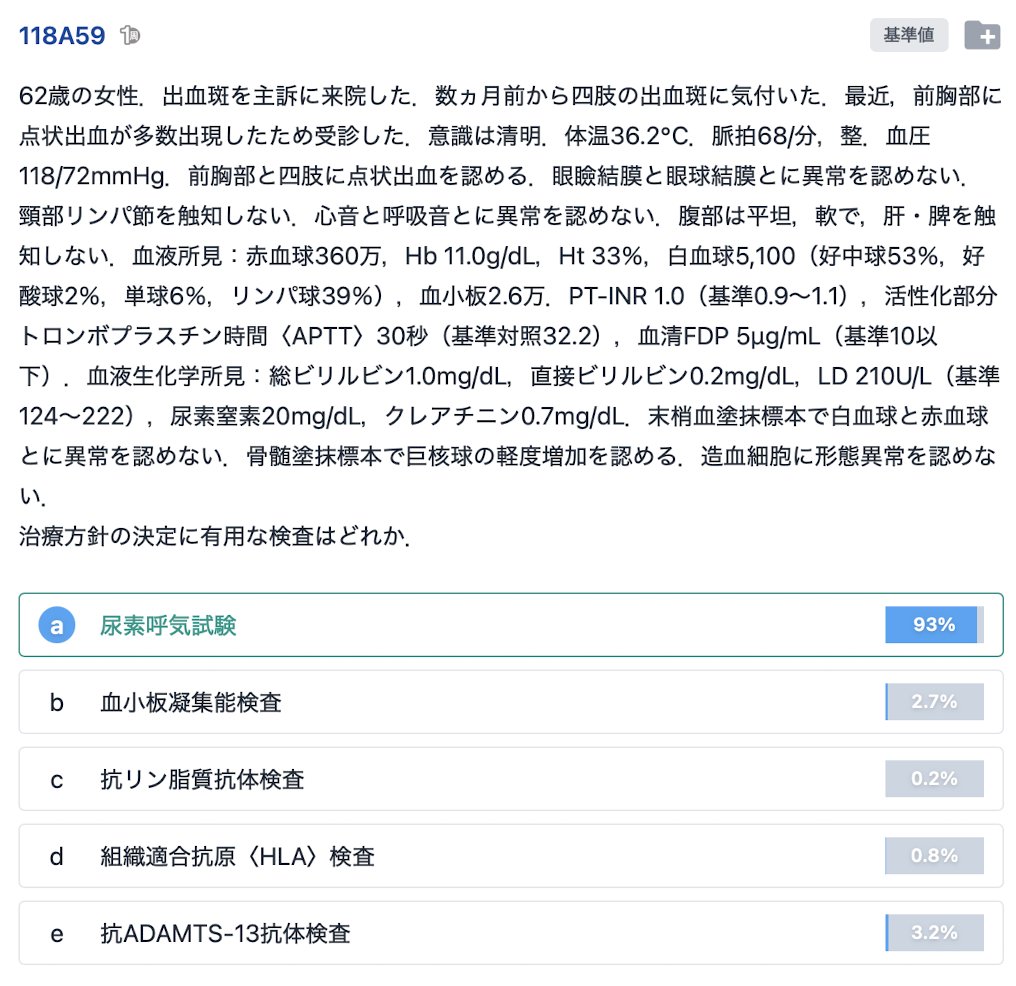 TKHS_return's tweet photo. 言いたいことはわかるんだけどITPっぽかったら即ピロリ菌感染を疑うのは話が飛躍しすぎではないか？
そんなことないのか？ https://t.co/QOEEm65IBY