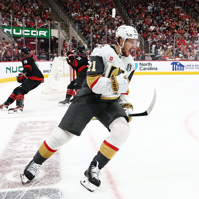 BetMGM's tweet photo. Playoff Goal Leaders

1. Brett Howden: 13
2. Pavel Dorofeyev: 10
3. Logan Stankoven: 9

Give him the Conn Smythe https://t.co/uDin9oOCHa