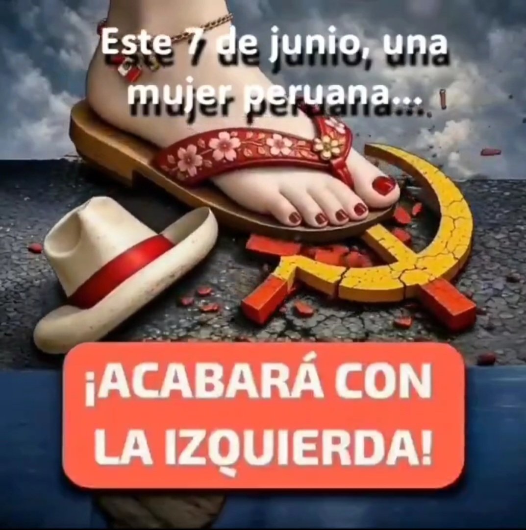 AlePeru2021's tweet photo. Este 7jun TODOS A VOTAR MASIVAMENTE POR KEIKO!!
La mafia caviar y la izmierda seran sepultadas!!
#NoASanchez #NoAlComunismo
#TerrorismoNuncaMas
#IzquierdaNuncaMas #IzquierdaNefasta #IzquierdaCorrupta
#IzquierdaMafiosa #IzquierdaMiserableyTerrorista

#KeikoPresidente2026
🧡🇵🇪🧡 https://t.co/OiUy19KGtG