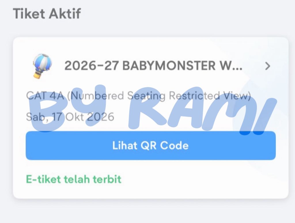 doppa58's tweet photo. Ada yg mau di war in todayy? Kemarin aku dpt cat 4 di presale^^ selfpayment dan fee belakangan ajaa☝️🥰 https://t.co/rb1Rt5mdIP