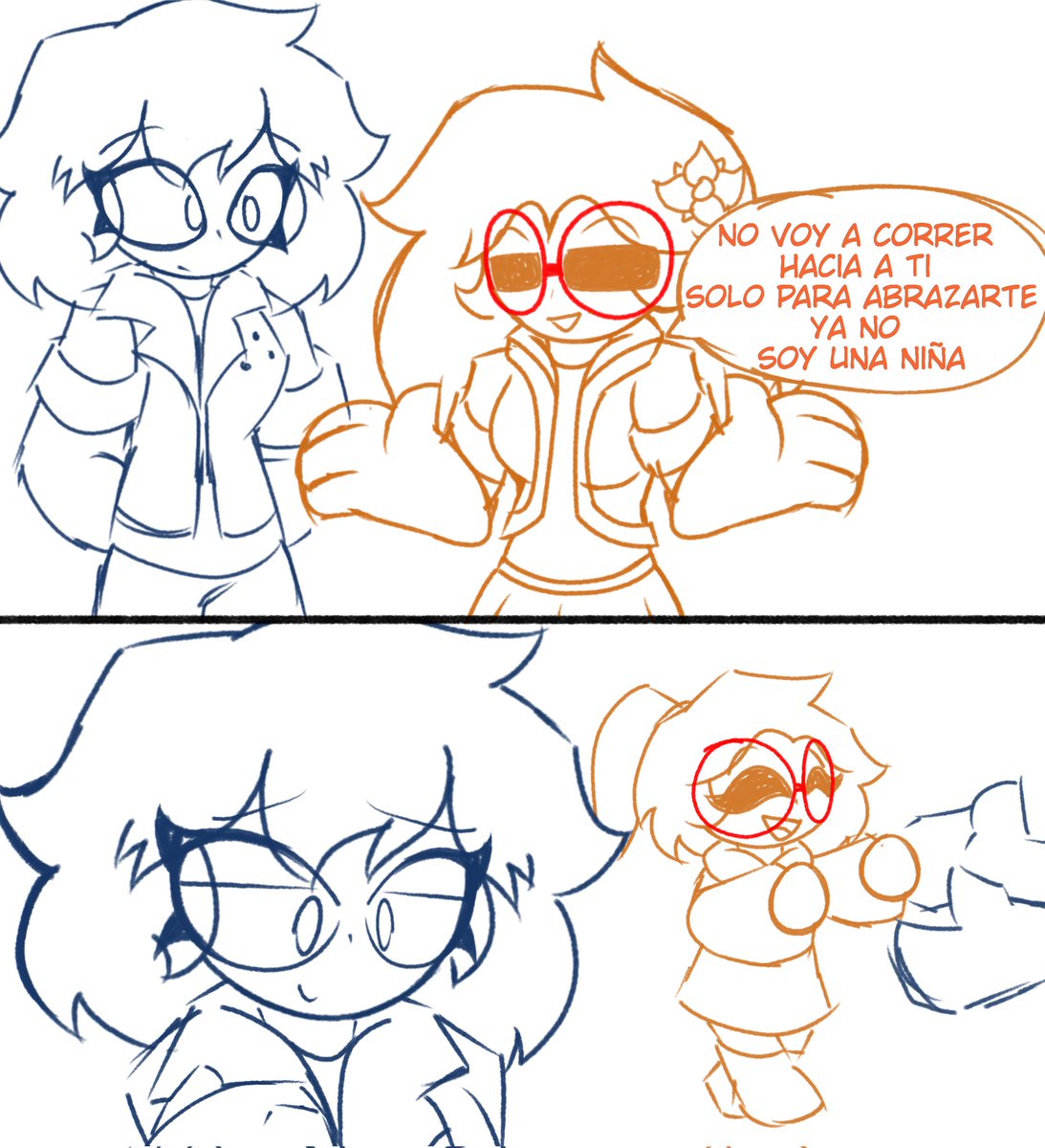 Axlody's tweet photo. Dibujito rápido de diana y sharon

Recién lo subo y eso que ya tiene su tiempo de haberlo hecho, pero bueno, ojalá les guste la pequeña interacción que tendrán ellas como hermanas https://t.co/HlaqIFW9ht