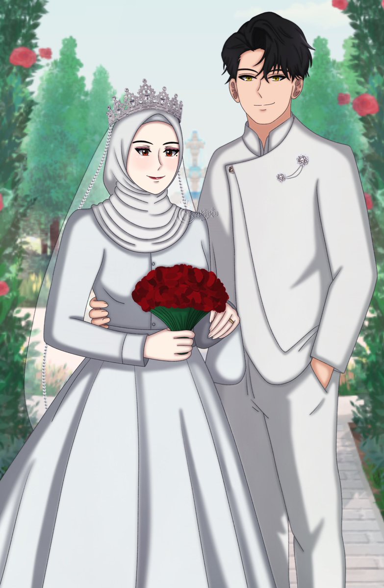 akitomoriarty's tweet photo. 🌹Anne Edward 
(My rl wedding vers my oc sona heheheh)

#annebellaryn #edwardviggen #oc #art #anime #originalcharacter https://t.co/p0xJnb3uIi
