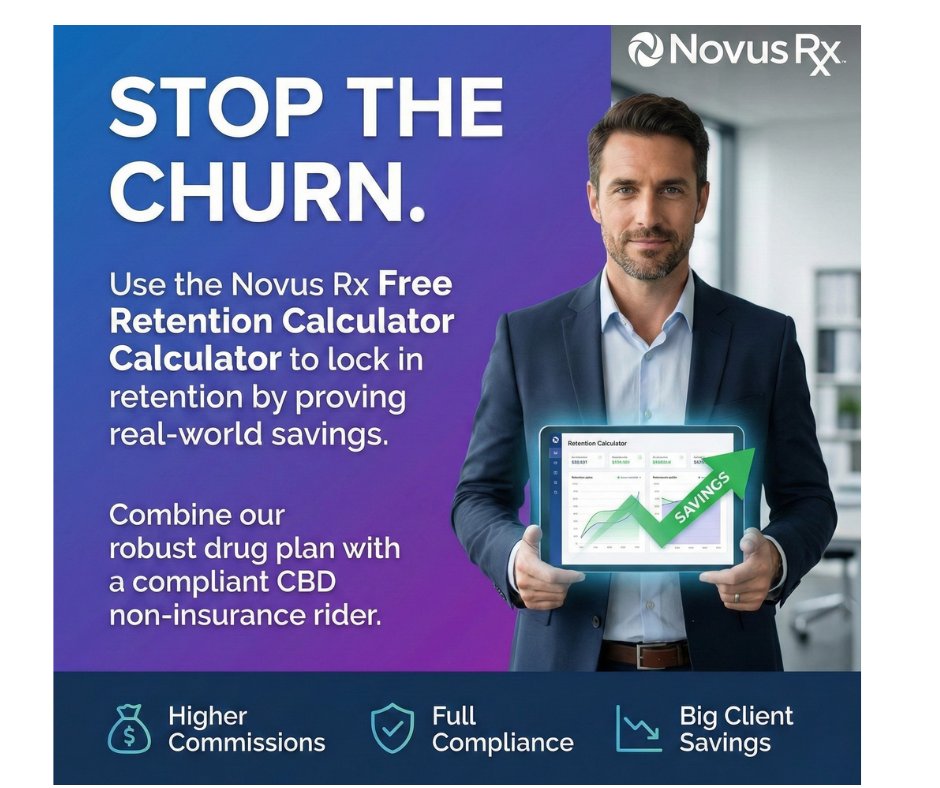 dbell_novus's tweet photo. This plan offers traditional prescription drug coverage and includes CBD. The commission is 35%. Fully compliant, Novus neither handles nor profits from the plant itself. Click: https://t.co/i1TsqwYOvq #InsuranceAgents #InsuranceBrokers #HealthInsuranceBrokers #InsuranceProducers https://t.co/7C1nZnNXLh