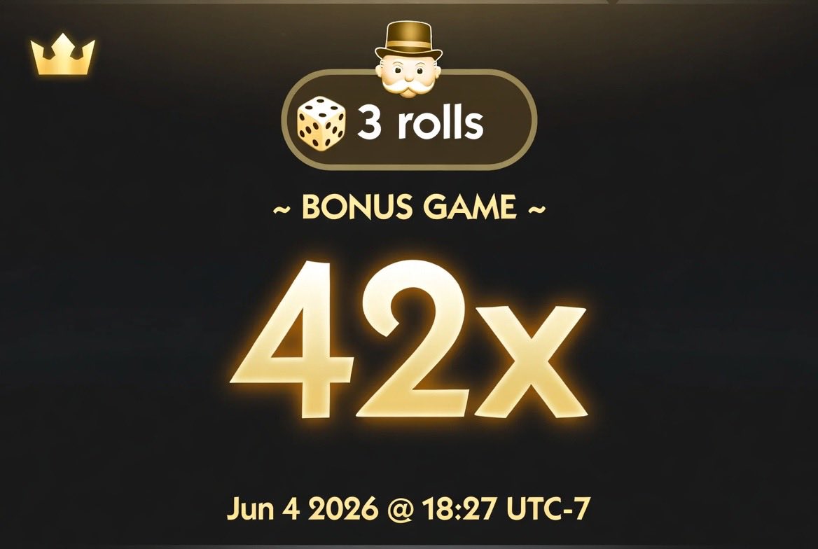 MBBRollUpdates's tweet photo. #Rollipdate #3roll #Monopoly #rainbet #stake #Livecasino #Evolutiongames https://t.co/OlQlrOkwzN