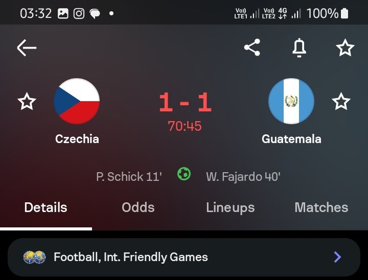 RazorRee2's tweet photo. CZECHIA is struggling against Guatemala 🤣🤣 .

South Africa Has A Chance Here .😭 https://t.co/TzuCXGLokG