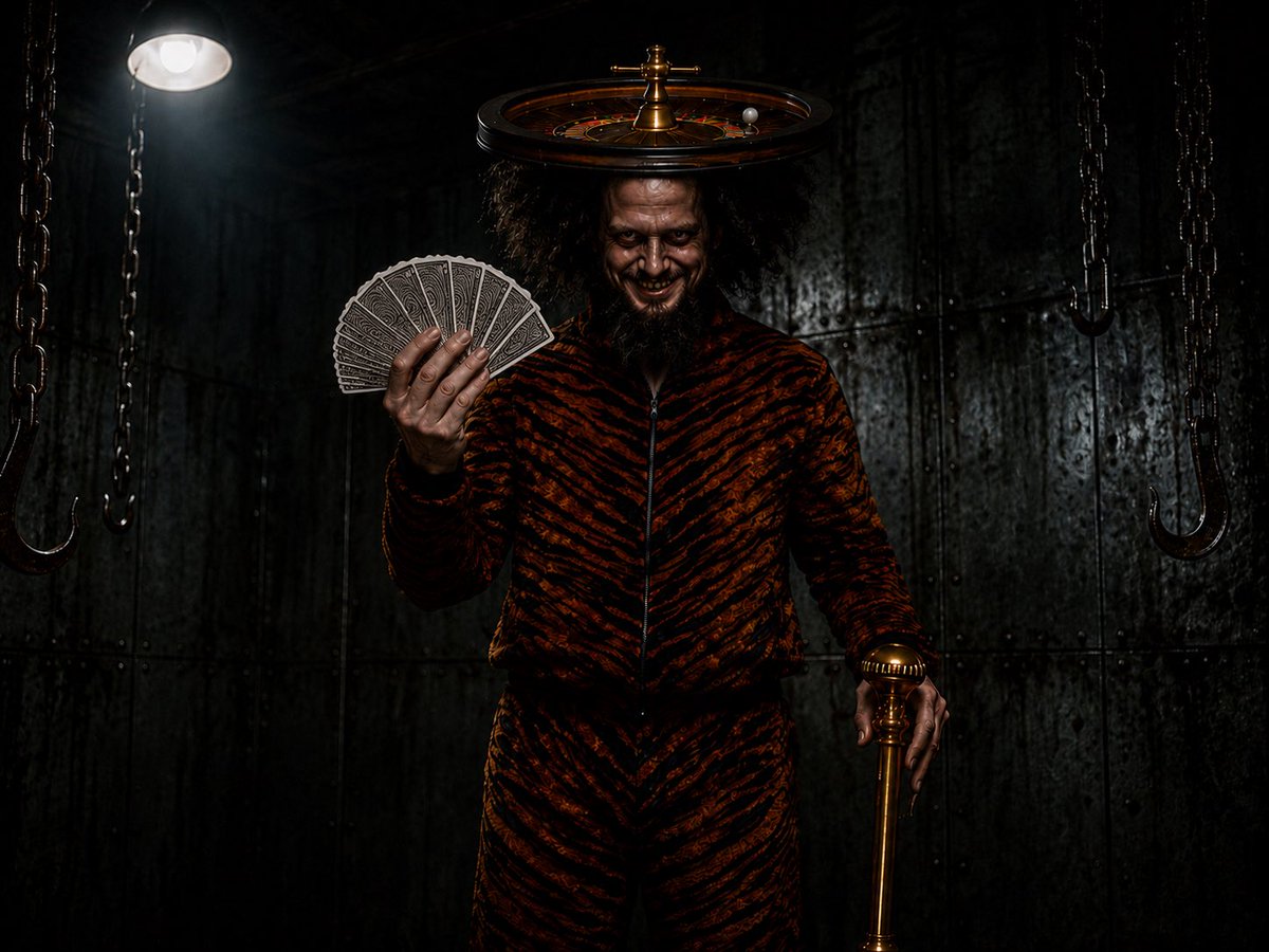 0xpatterns's tweet photo. @apugeneral I will be keeping him until I am paid the ransom in FULL I’m getting an itch…an itch for…GAMBLING https://t.co/Vm8vHammbO