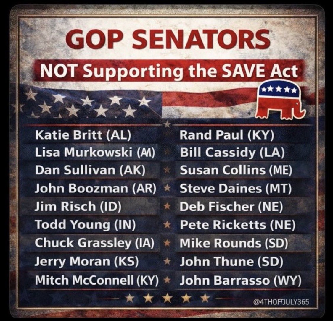 dgray4978's tweet photo. @EricLDaugh The SAVE ACT is still waiting! https://t.co/imkUpYICmE