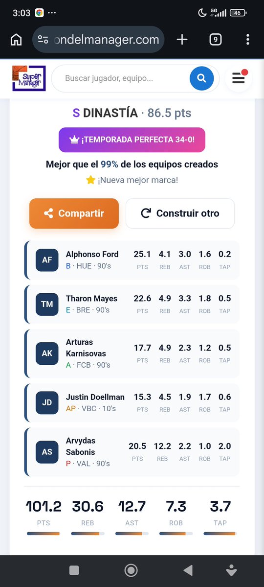DavidP_77's tweet photo. @elrincondelsm Conseguido!🎉🏀💥 
Siguiente reto? 😉 https://t.co/o7ALfgAfsE
