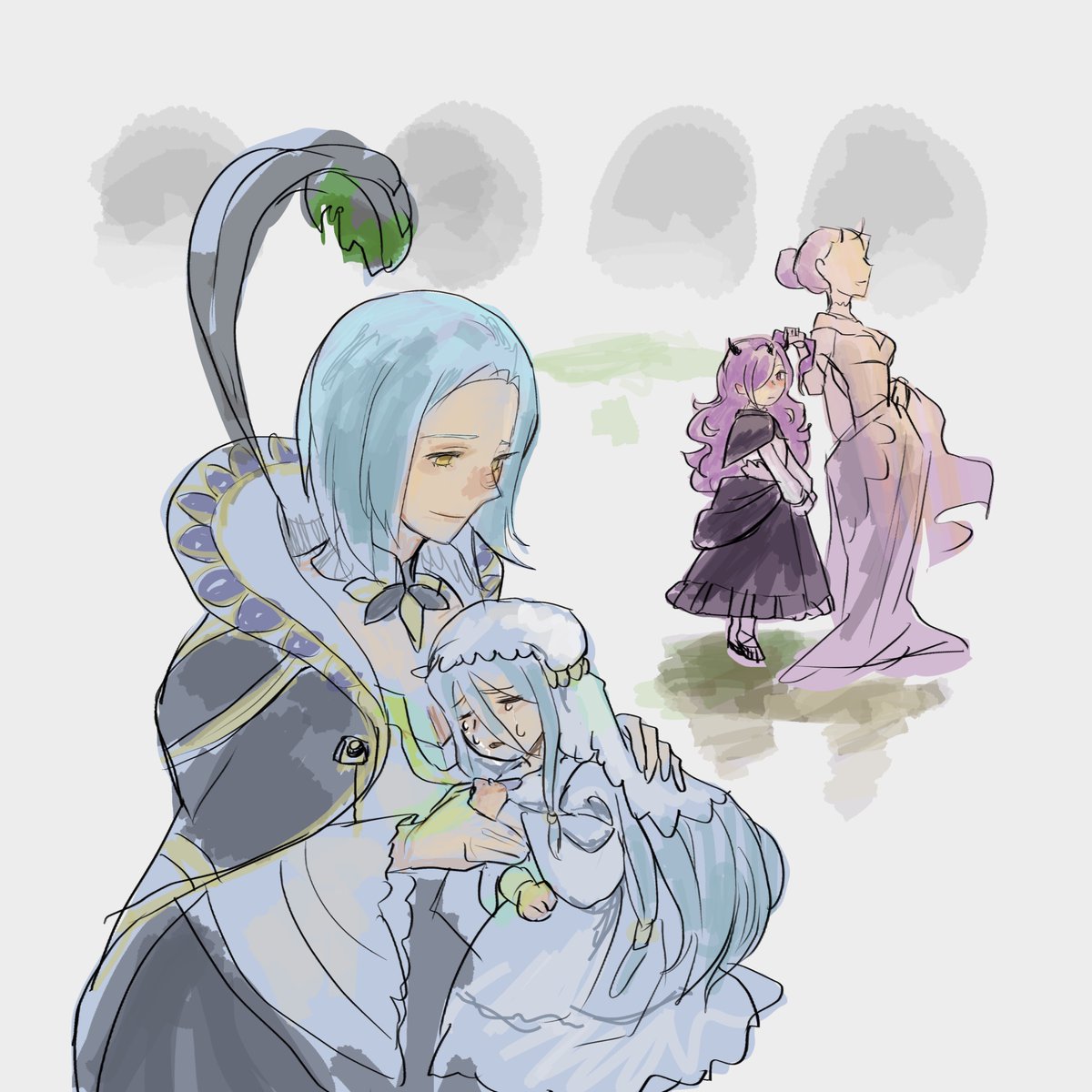 s0colas's tweet photo. mother and child.
for fescuffle but I like the idea enough to put it here https://t.co/CrU1rFfgbO