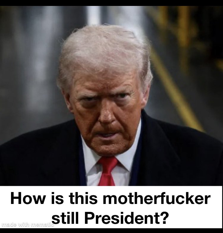 RudimentalDeath's tweet photo. @BraddrofliT Trump has sucked the joy out of America, period. What a fucking disgrace. https://t.co/Bhav2wRaoC