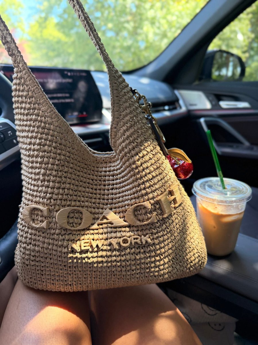 favscorpioooo's tweet photo. the perfect bag for summer ! definitely using this as an everyday bag &amp; a pool bag for my wallet and sunscreens! 🌞🍒🍒 https://t.co/OOhrHqi8Ok