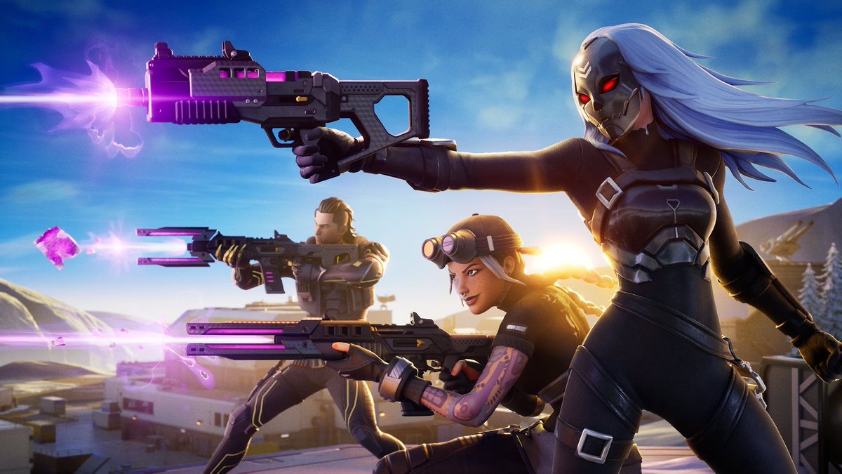 ScyanYT's tweet photo. ABOUT FORTNITE SHATTERED EVENT!

The Elites and Jules were said to be working on weapons or sneaky cloaking tech using the U GO BYE and CUBE ORE

So probably expect tech made out of these in the event! All the goop was sent to the elites in hopes they can fight the voyager unseen

Hopes new suit is a big example of elites making tech out of u go bye