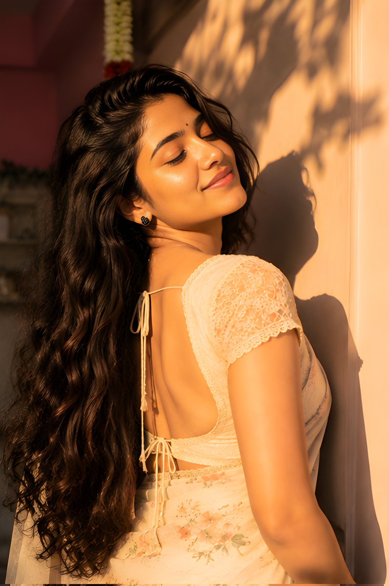 nyravee's tweet photo. Golden rays, soft blooms, and a heart full of peace. 🌸☀️
#SunKissed #GoldenHour #SareeLove #IndianBeauty #FloralSaree #DesiGirl #TraditionalLook #AestheticVibes #SundayMood #EthnicWear #InstaStyle #PortraitPhotography #SmileMore #SareeNotSorry #GlowUp ✨ https://t.co/d318PNzLOq