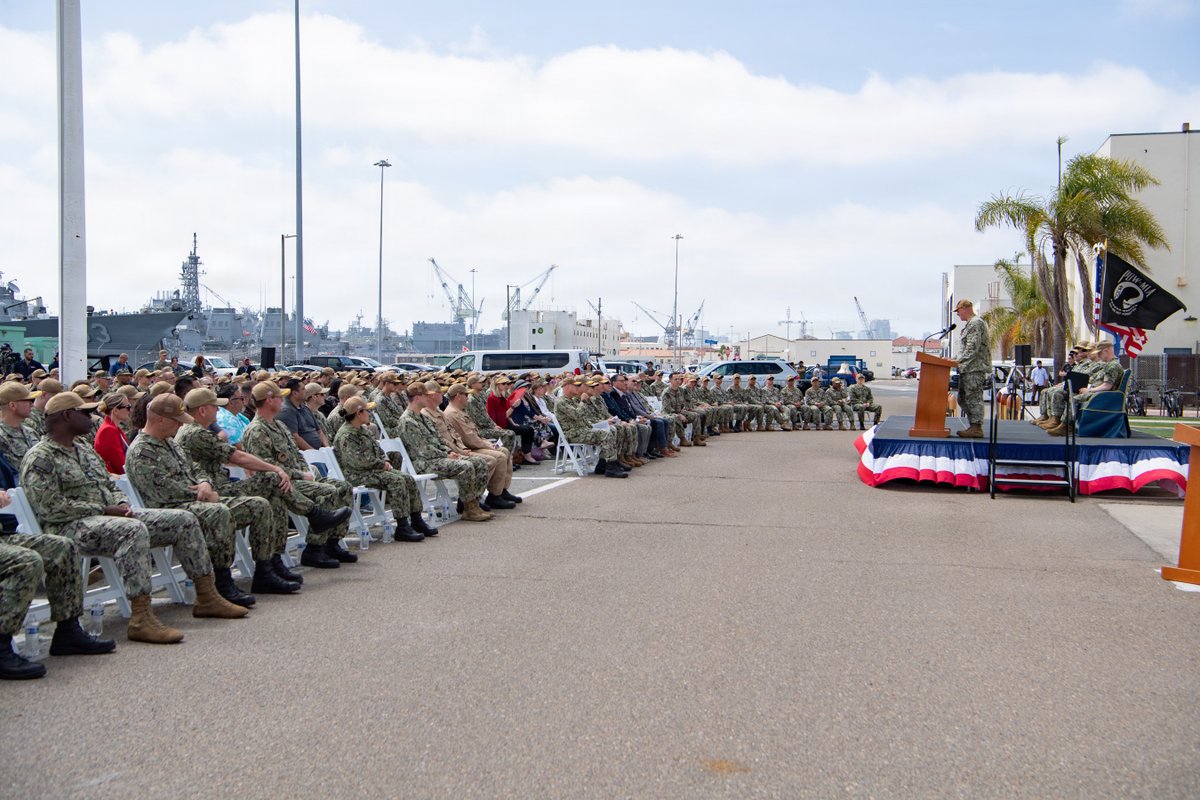 SurfaceWarriors's tweet photo. More capability. Faster repairs. Mission ready. 🌊⚙️
Shore Intermediate Maintenance Activity (SIMA) San Diego was reestablished today.
📸 MC1 Claire M. Alfaro
#Warfighting | #Readiness | #SIMA  
@USNavy | @usnavy https://t.co/JNY2IrHXuc