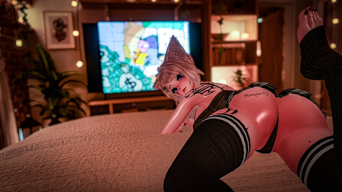 Reapers_Spice's tweet photo. You said you wanted to come over to "watch some shows", but I feel like you are watching something else instead.... https://t.co/vwLETOAI3W