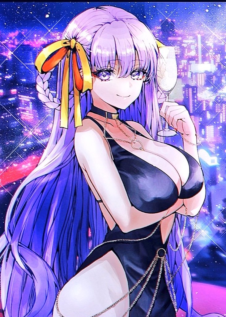 MoonfateMagus's tweet photo. "Mmm.. You make a fair point however, it is just as fun to do something forbidden..Surely you of all people know that.~" 

BB teased pushing her bust into Alter's grip, meanwhile BB's own hands moved down both hands firmly gripping Jeanne's ass smacking both cheeks firmly at once https://t.co/j4v8ISSeqi