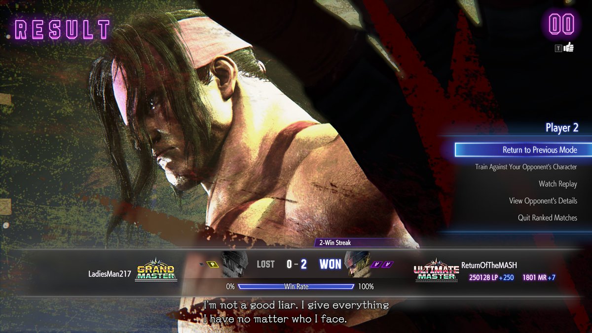 MASH_616's tweet photo. Finally Hit Ultimate Master with Alex, this is literally the hardest version of this character to figure out. 

Guile match up fucking sucks the most, need help to figure it out. https://t.co/N3BIjgSoH8