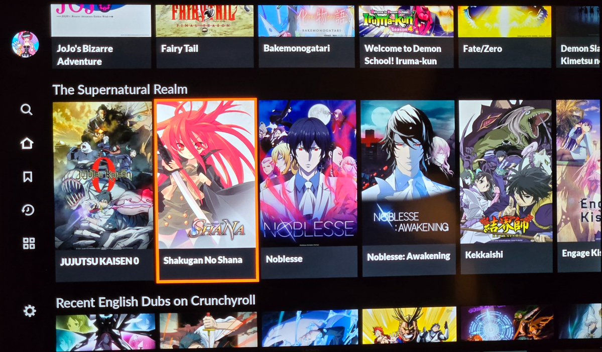 AustinDoujin's tweet photo. Shakugan no Shana on the front page of Crunchyroll holy shit https://t.co/NvE1A7tOGA
