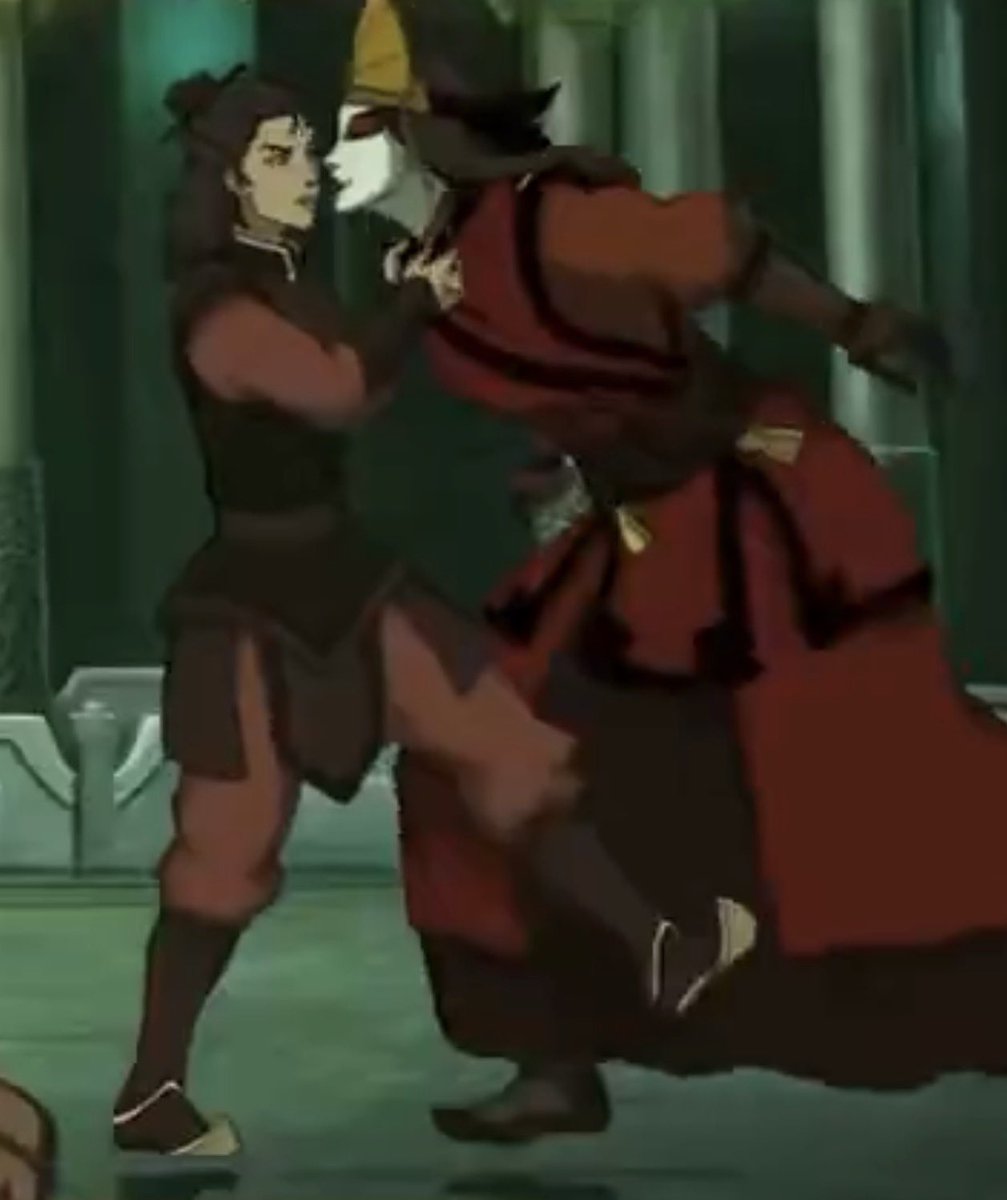 alicentraI's tweet photo. rangi stays keeping kyoshi on her goddamn toes after teasing her 😭😭😭 the point is diabolical https://t.co/CjK0ZvnPLn