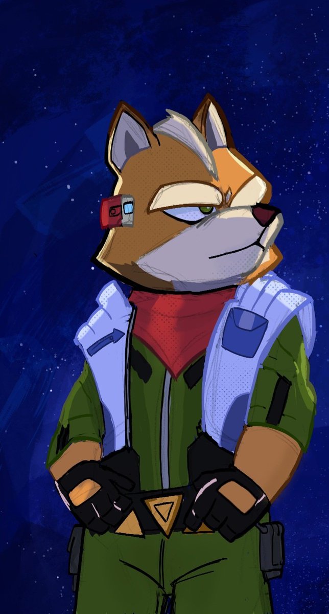Loque70's tweet photo. FOXXXXX  #starfox #foxmccloud https://t.co/fGoWG6BG7G