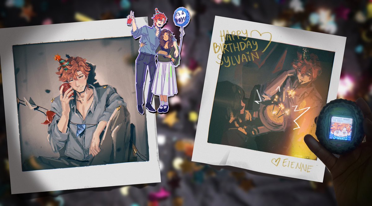 eiennein's tweet photo. HAPPY BIRTHDAY SYLVAIN GAUTIER 😭😭 ILY #fe3h https://t.co/PoZtEe9rdO