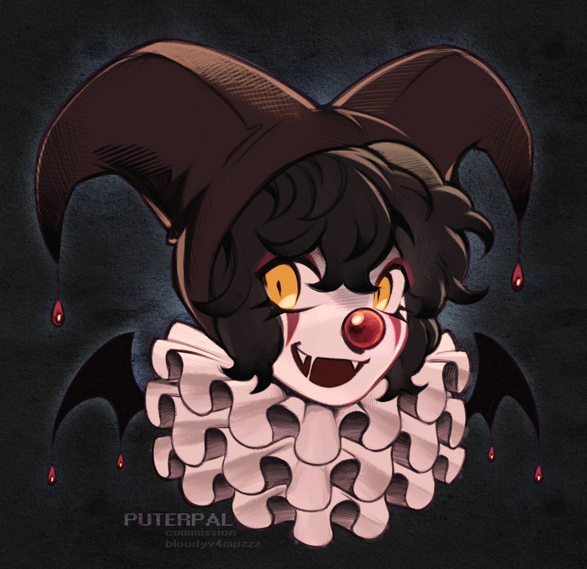 puterpal's tweet photo. finished commish for @bloodyv4mpzzz, ty!! https://t.co/W34a92uoho