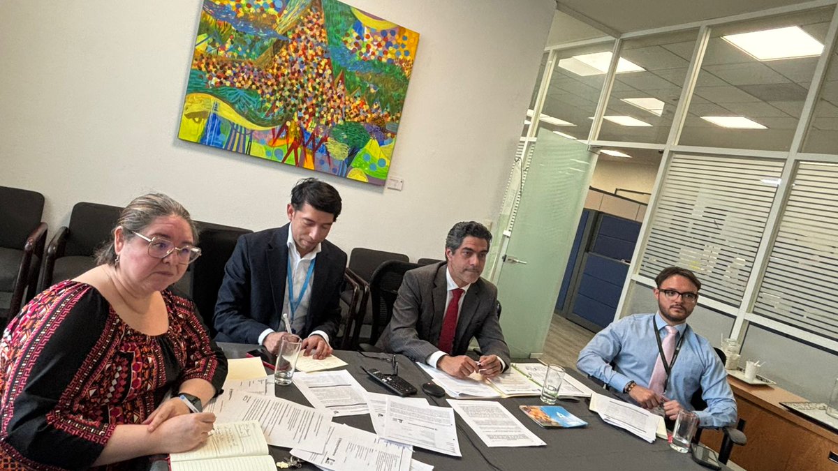 RobertoDeLeonHu's tweet photo. Me dio mucho gusto conversar con el Embajador @PTMunozledo, Marco Negrete de la #SSMH y colegas de la #DGTG y @MexOnu para revisar las prioridades de México en materia de desarrollo sostenible de cara a la Junta Ejecutiva del @pnud, @unfpa y @unops, así como rumbo al #FPAN https://t.co/MCaQ4eCp0h